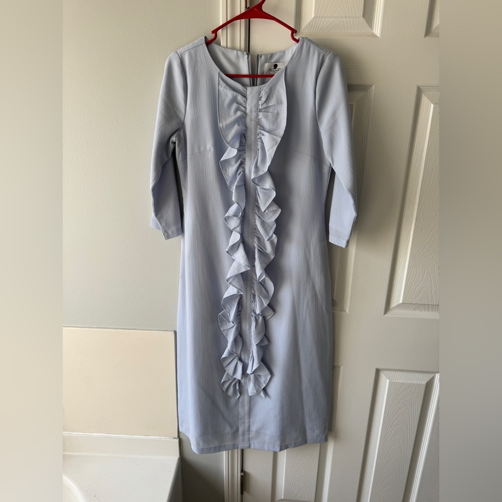 Dainty Jewells Soft Blue Ruffle Dress